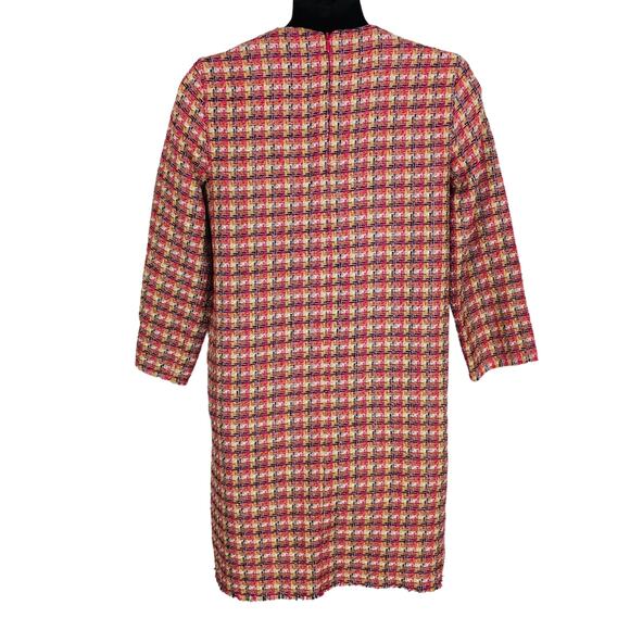Zara TRF Collection Multi Color Tweed Dress Small - Picture 3 of 11